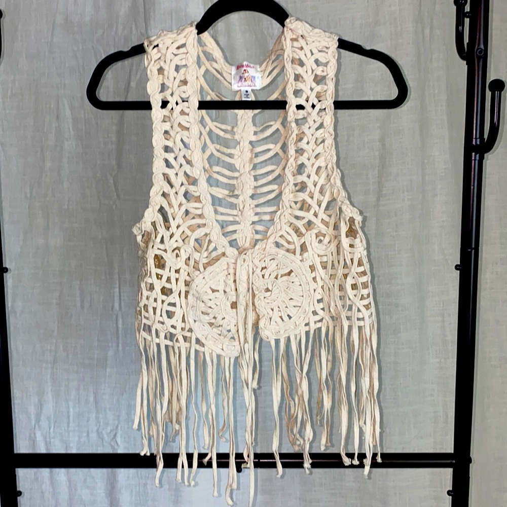 Boho Fringe Vest
